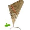 Chip cone newspaper print. Made of 90 grams unbleached greaseproof paper