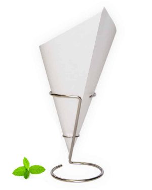 Plain fish and chips cone