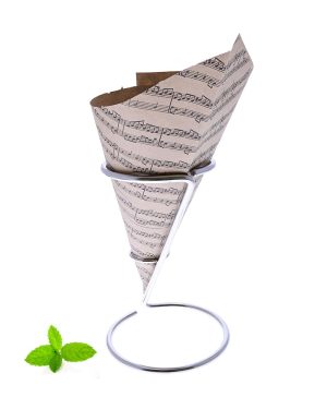 Chip cone Music, fish and chips cone