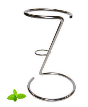 Chip cone holder for chip cones, stainless steel